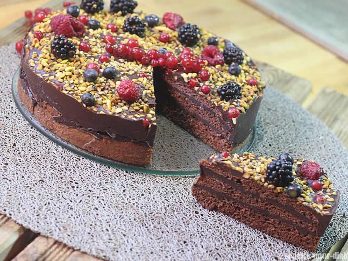 Gateau Chocolat Fruits Rouges