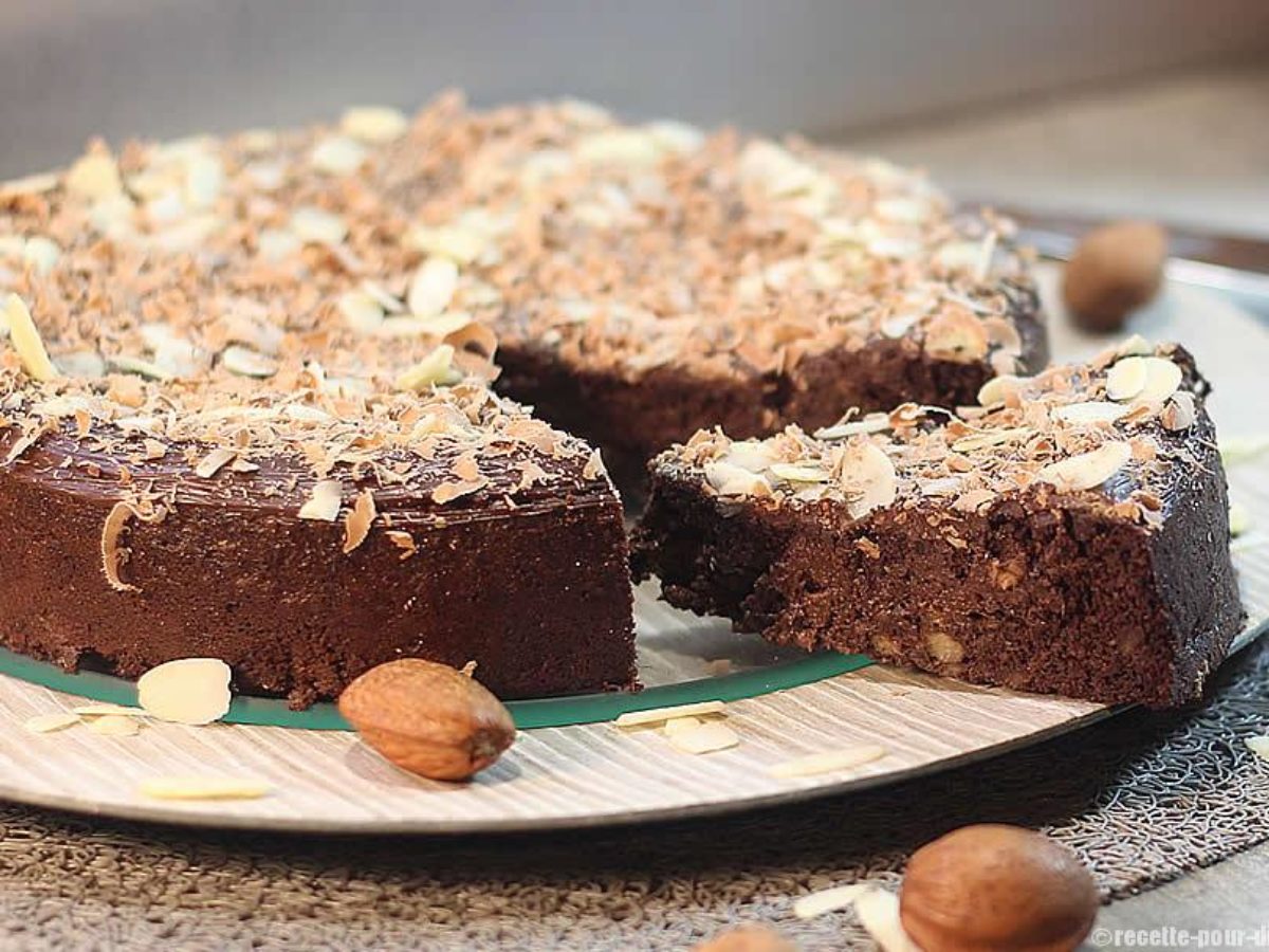 Gateau Fondant Chocolat Banane Sans Beurre Sans Gluten Et Sans Sucre Ajoute