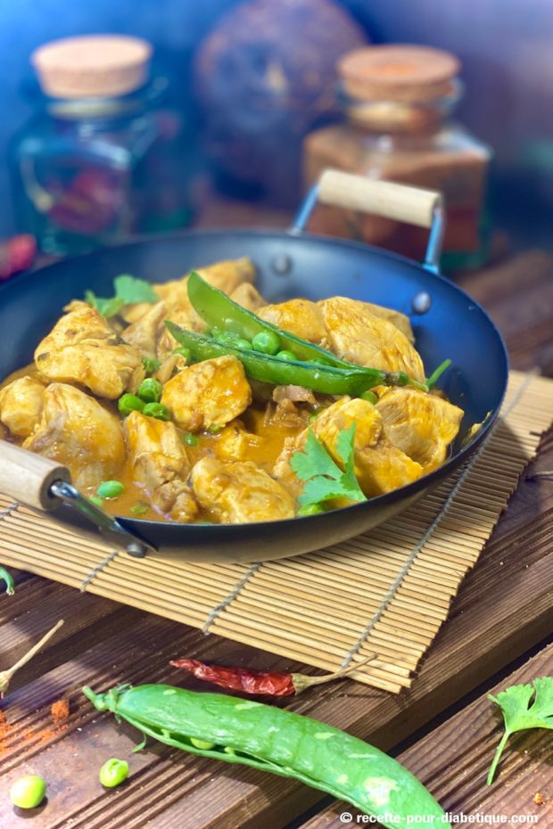 poulet curry thai