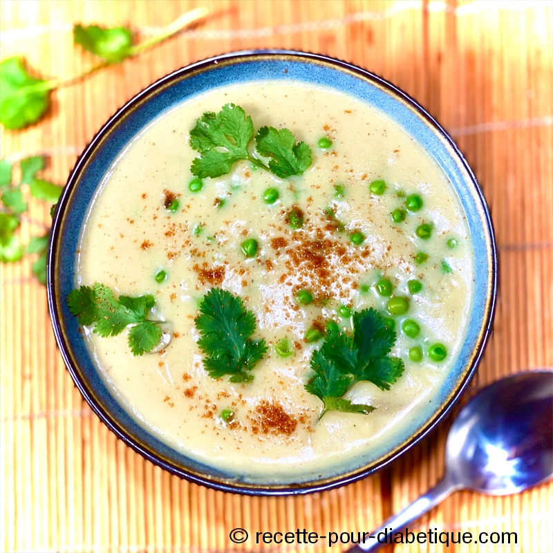 Velout de Chou Fleur au Curry et Fromage de Ch vre