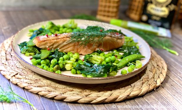 saumon légumes vapeur