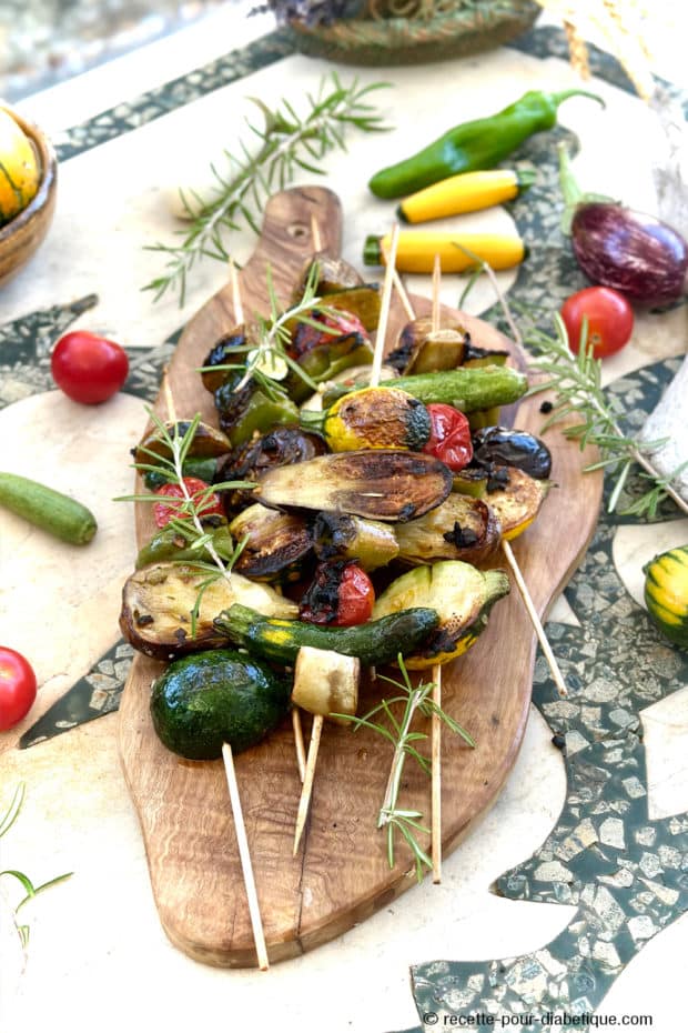 Mini Légumes grillés à la Plancha