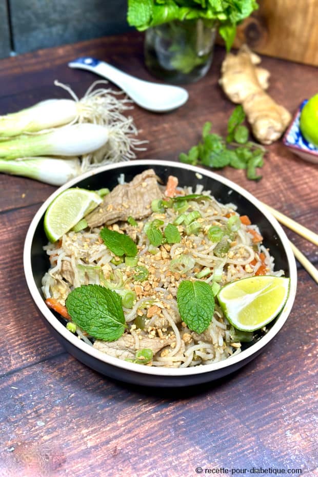 Pad Thaï au Veau ig bas